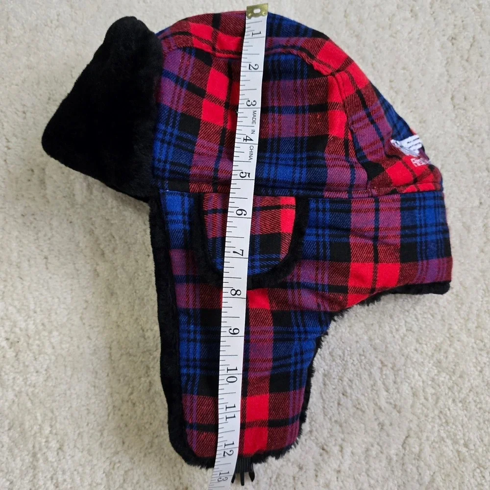 Harrisburg Senators Plaid Trapper Hat Faux Fur Earflap‎ One Size Ushanka